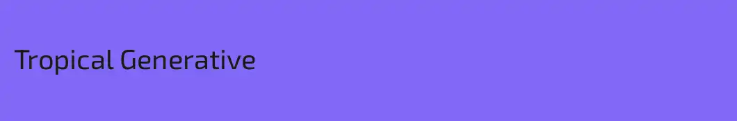 Tropical Generative